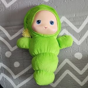 Green Plush Caterpillar Kids Toy - Soft Comfort Doll